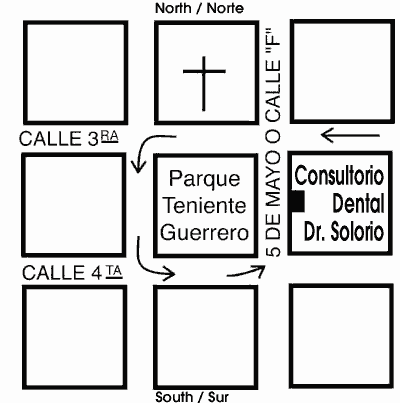 Dr Solorio Directions Map